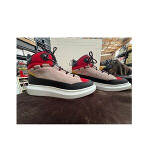 Alexander McQueen Authentic High Top Leather Sneakers size 13